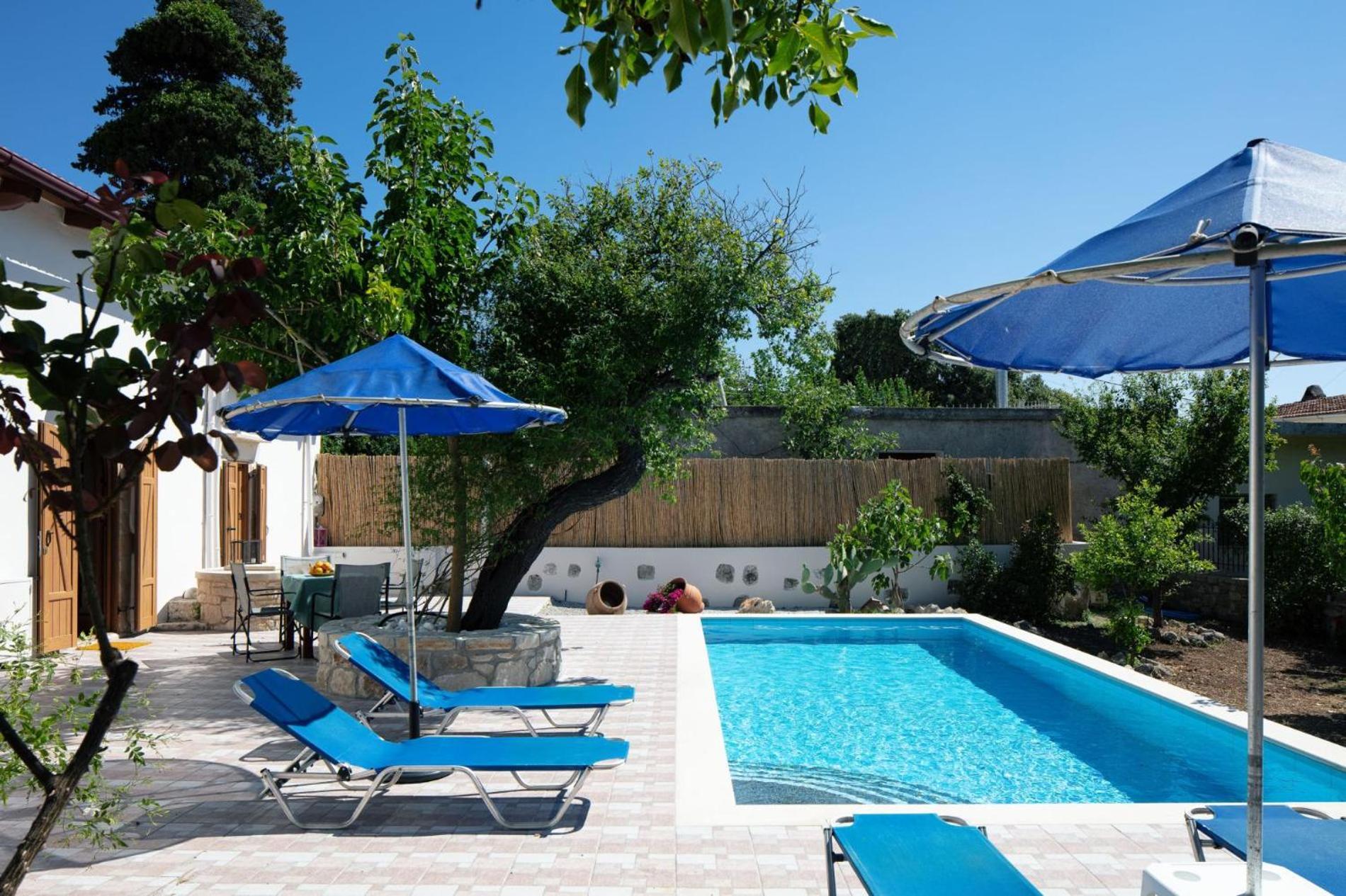 Silver Gem Villa With Private Pool Gerani Chanion Exteriör bild